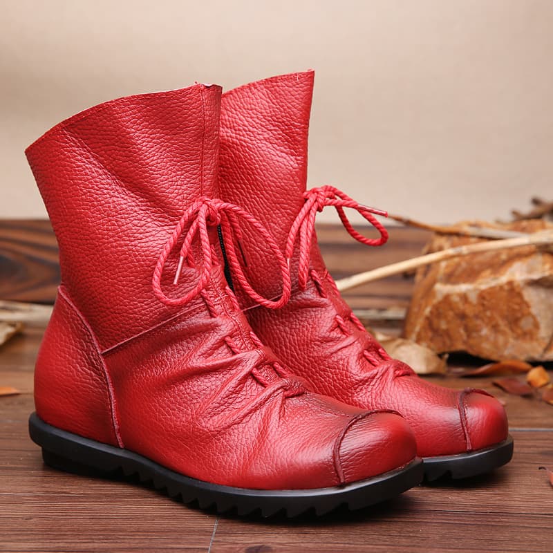 Martens Retro Genuine Leather Warm Boots 2