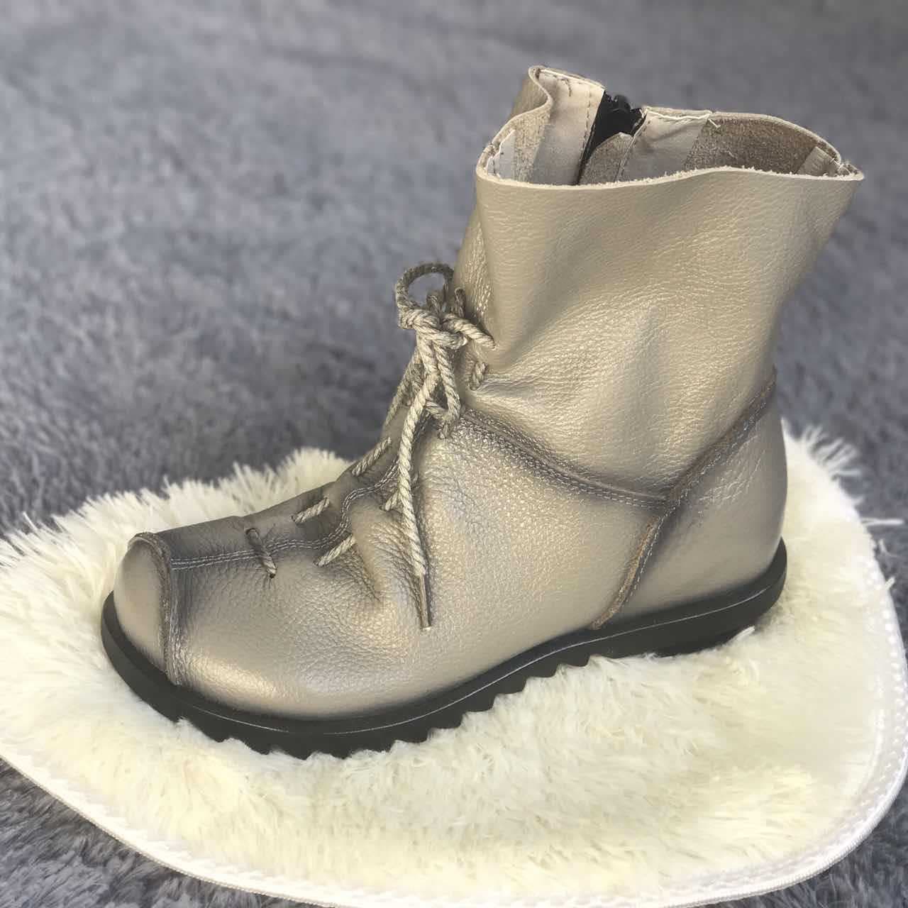 Martens Retro Genuine Leather Warm Boots 4