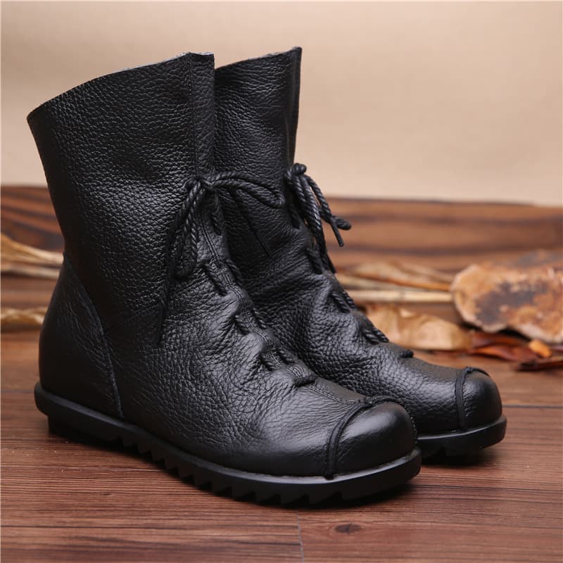 Martens Retro Genuine Leather Warm Boots 1