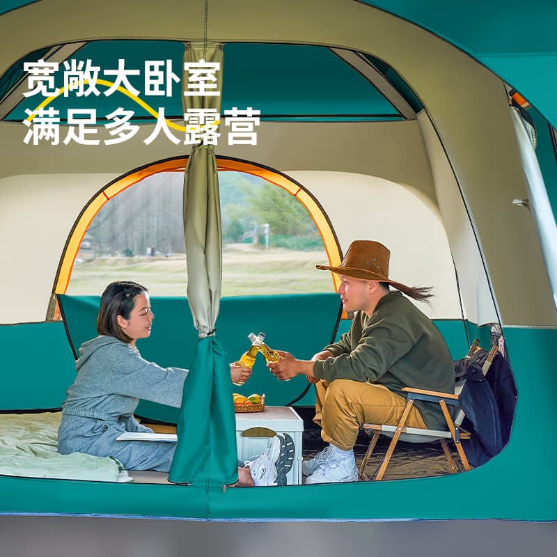 Travel folding tent, handheld equipment for camping, increased thickness 2