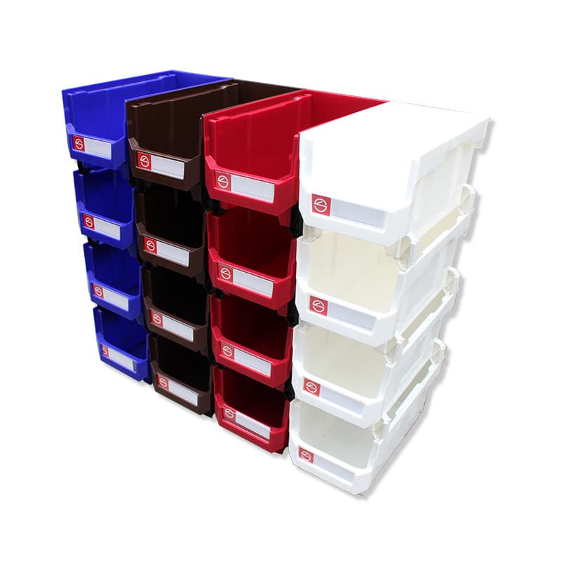 Thickened back -hung plastic box slope parts box combined material box screw tool storage box shelf materials box material box 4
