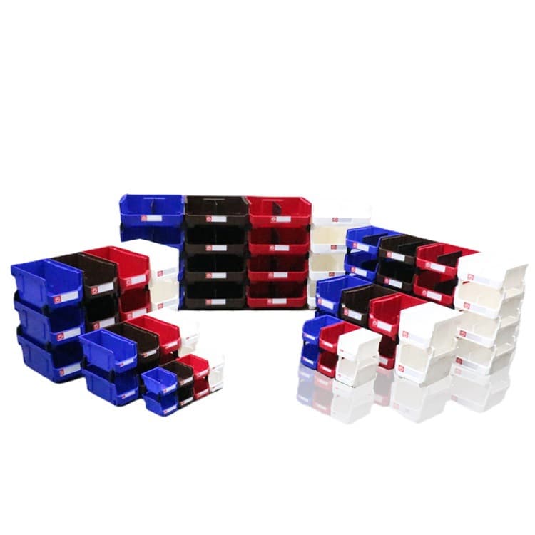 Thickened back -hung plastic box slope parts box combined material box screw tool storage box shelf materials box material box 5
