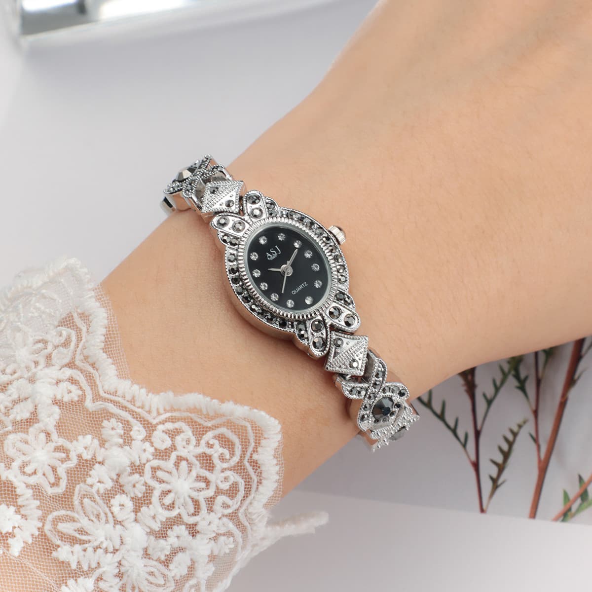 ASJ Retro elegant quartz swiss watch, Amazon, simple and elegant design, Korean style 2