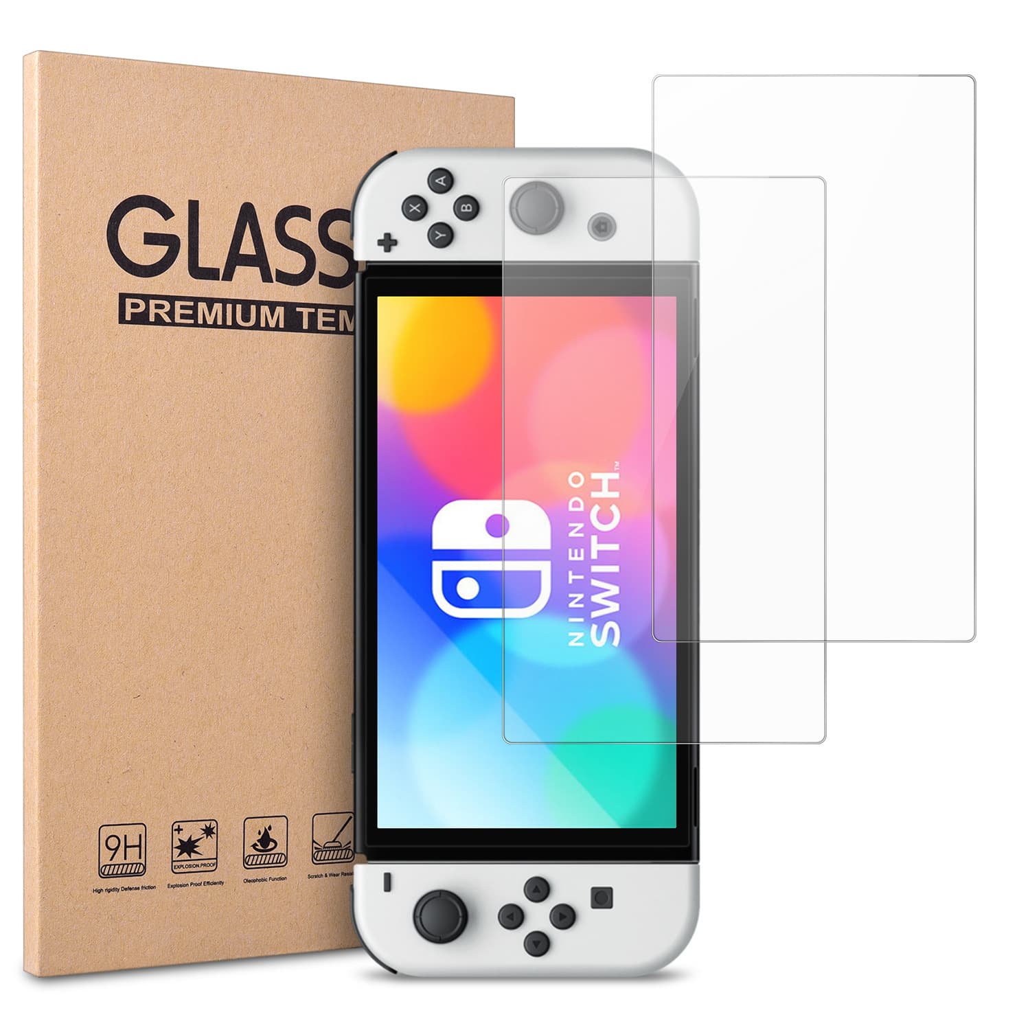 New Switch2 tempered film Nintendo oled gaming console Nintendo Switch protective film lite front film 2