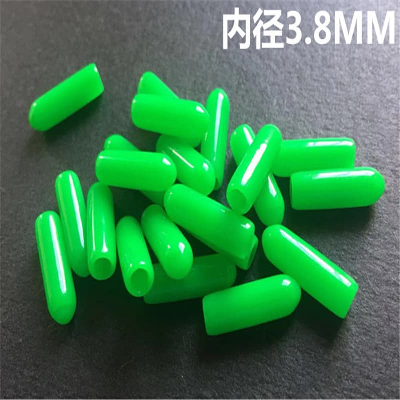 Black rubber sleeve PVC wire insulating sleeve car plug dust cap thread protective sleeve steel pipe blocked 3