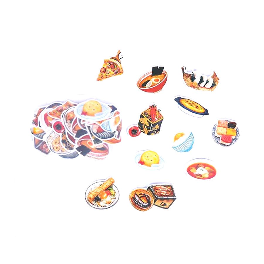 Sticker, self-made stickers, (Physicals), scheduler, for every day, delicacies 5