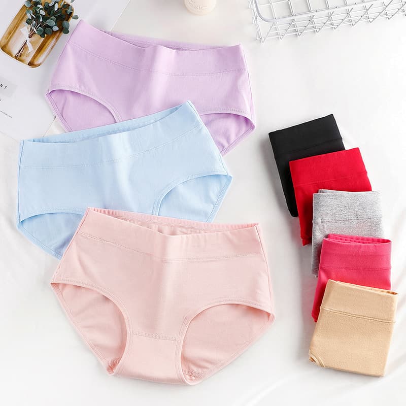 Cotton underwear, pants, mid rise, plus size 2
