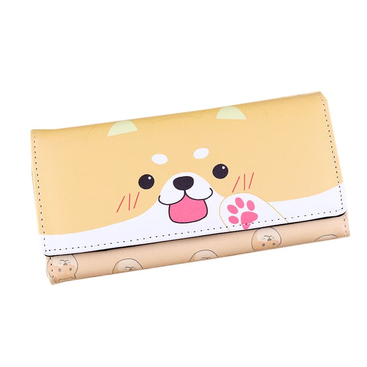 Cute cartoon wallet, long card holder, for teenagers 5