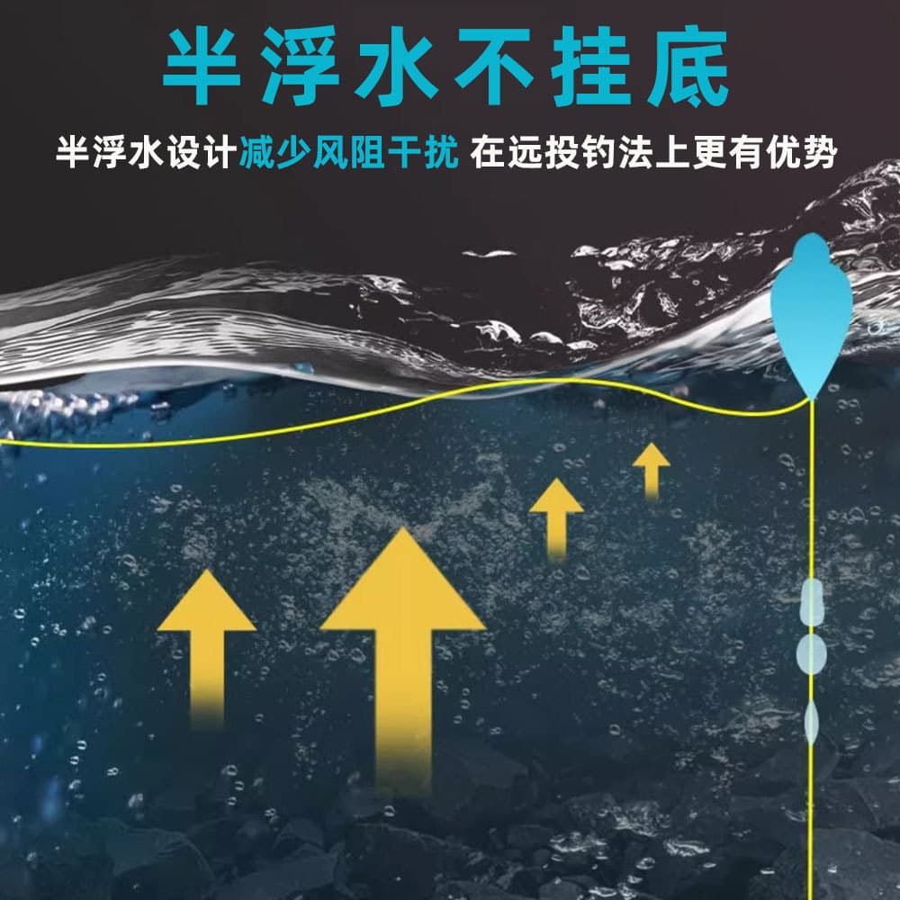 200m wear -resistant rocky rod fishing line sea pole line fishing semi -floating fishing line Chinese catfish line main line route sub -line fishing gear 3