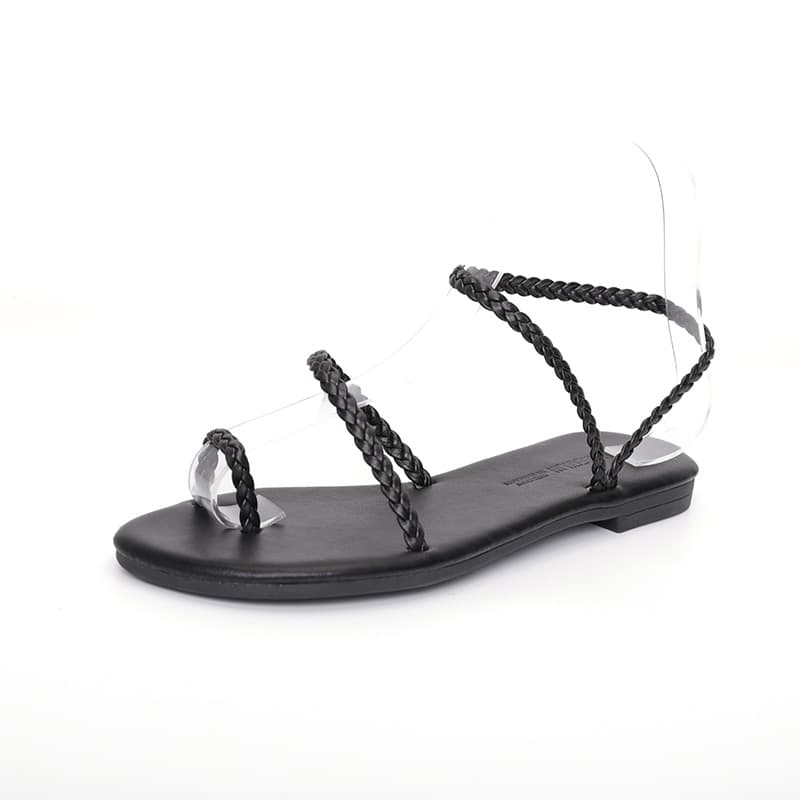 (Cross-border trading), fashionable universal sandals flat, direct factory sales, Collection Year 2025, round toe 5