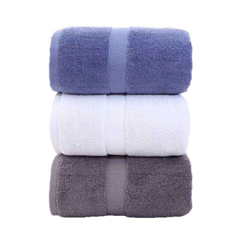 Cotton antibacterial bath towel for home use, increased thickness, water absorbent, with your logo imprint 5