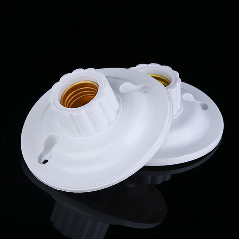 High quality plastic flashlight, lamp socket, with screw socket 3