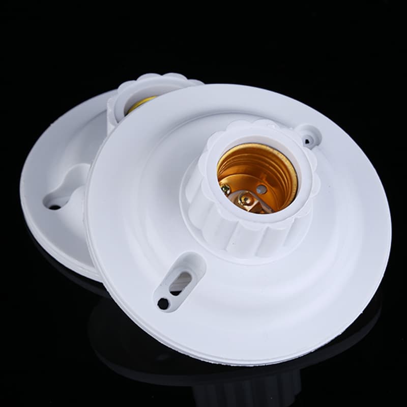 High quality plastic flashlight, lamp socket, with screw socket 4