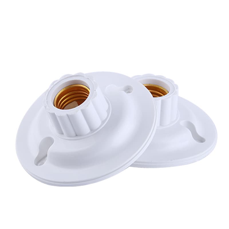 High quality plastic flashlight, lamp socket, with screw socket 5