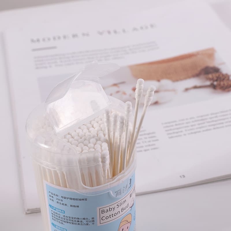 Children's hygienic ear picking for new born, cotton swabs, 200 pieces 2