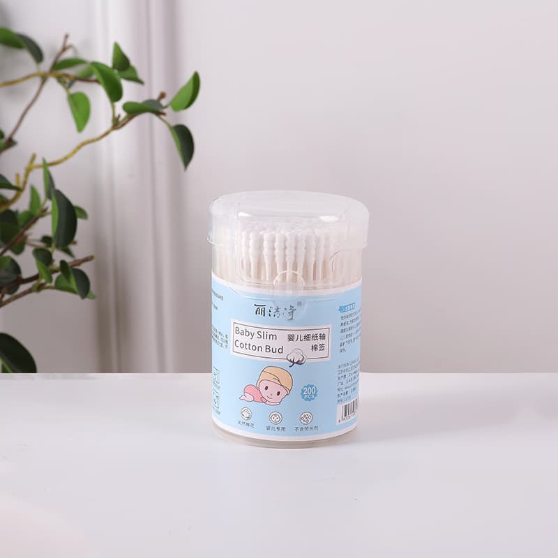 Children's hygienic ear picking for new born, cotton swabs, 200 pieces 1