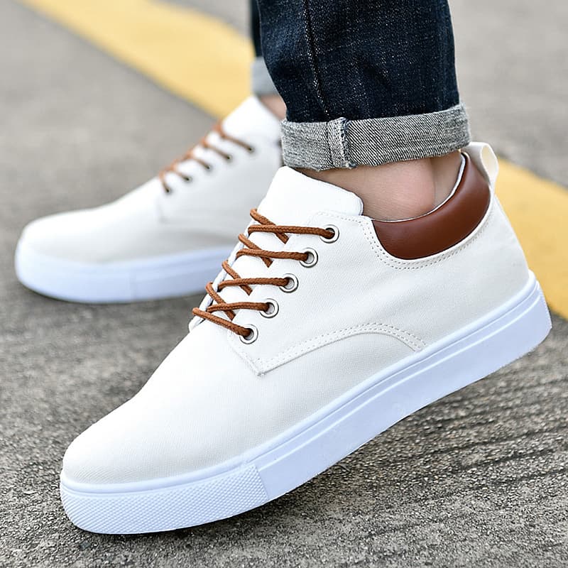 AliExpress foreign trade 2026 new canvas shoes Korean style men's versatile casual shoes trendy extra large size sneakers for men 2