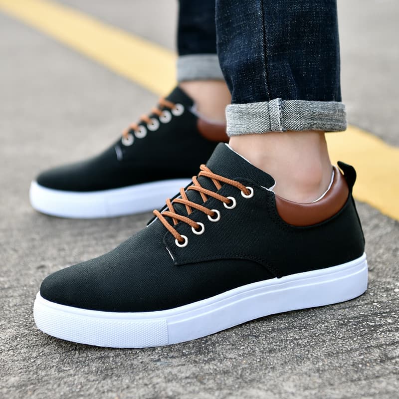 AliExpress foreign trade 2026 new canvas shoes Korean style men's versatile casual shoes trendy extra large size sneakers for men 4