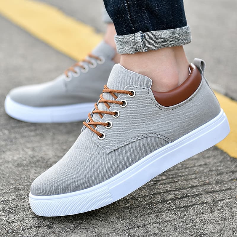 AliExpress foreign trade 2026 new canvas shoes Korean style men's versatile casual shoes trendy extra large size sneakers for men