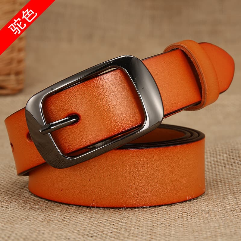 Universal leather belt, genuine leather, women's style 3