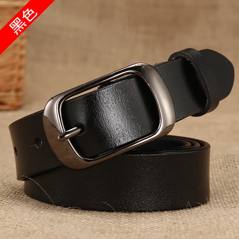 Universal leather belt, genuine leather, women's style 4
