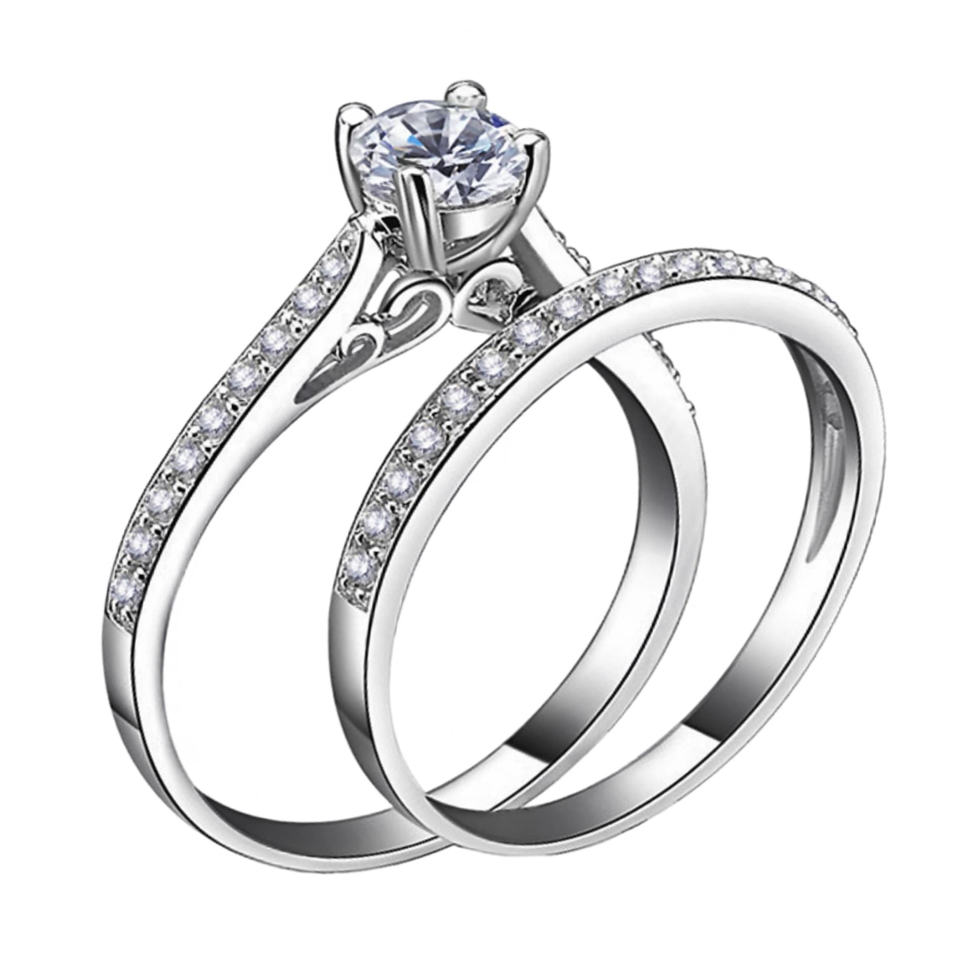 (Cross-border trading), fashionable ring with zircon, set, Aliexpress, for beloved 1