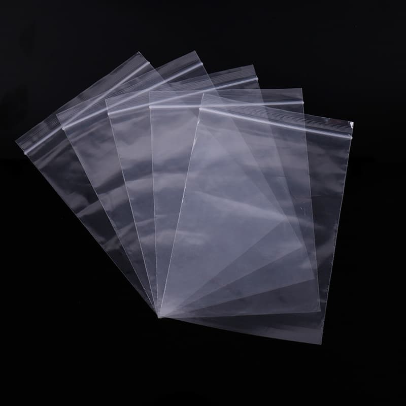 Pe seal bag packaging storage bag clothing plastic packaging seal bag pe ziplock bag transparent bone bag dense bag 3