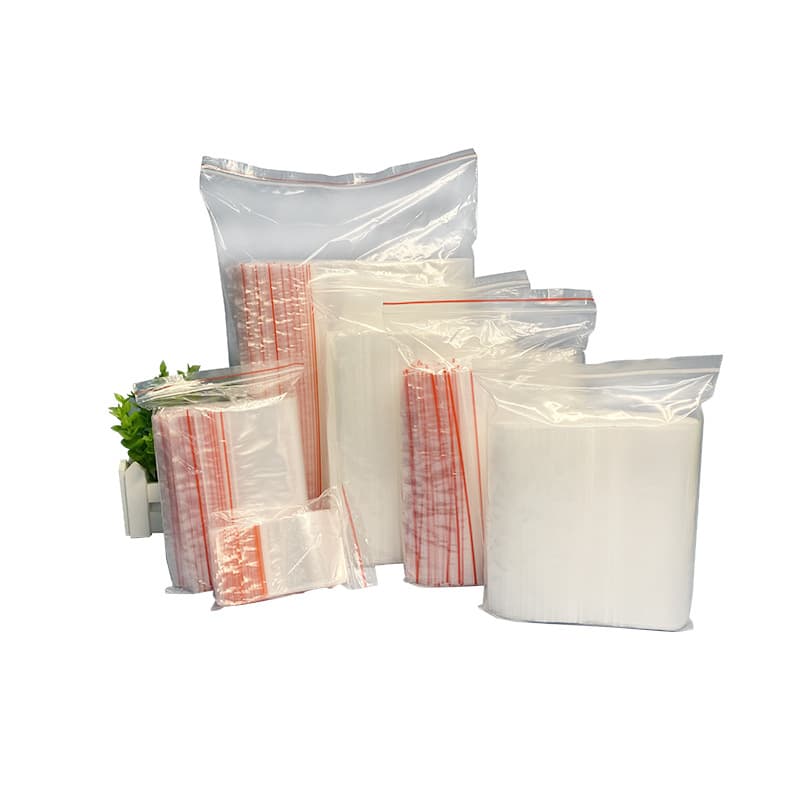 Pe seal bag packaging storage bag clothing plastic packaging seal bag pe ziplock bag transparent bone bag dense bag 5