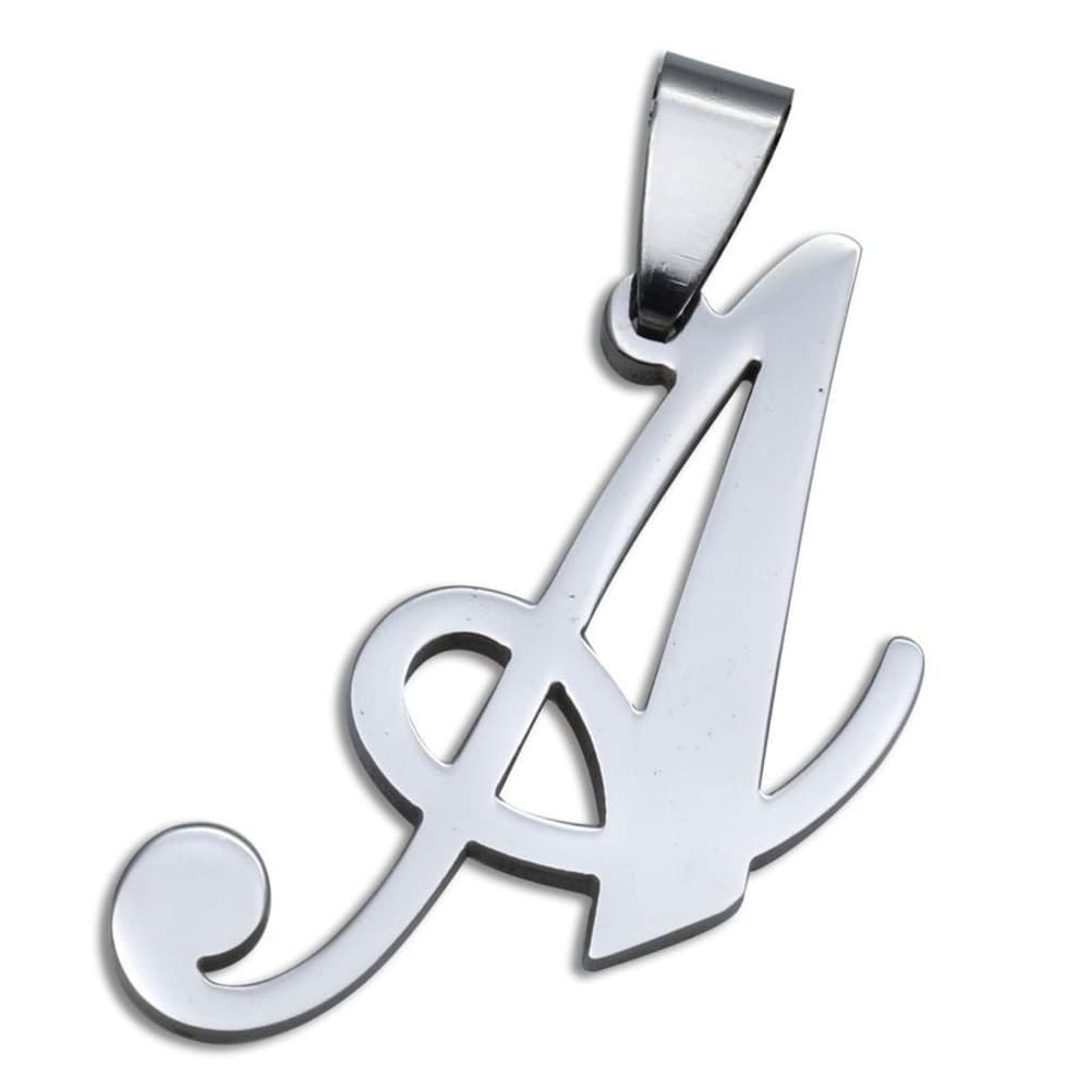 Women's pendant stainless steel with letters, necklace, Amazon, 26 pieces, dropshipping available 1
