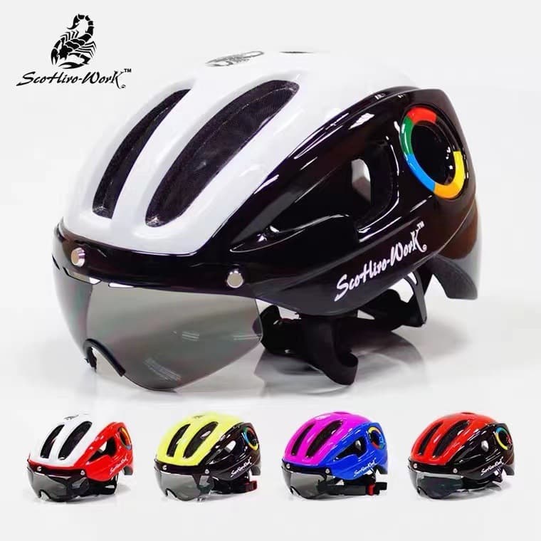 Road helmet, mountain lens for men and women, protecting glasses, bike 1