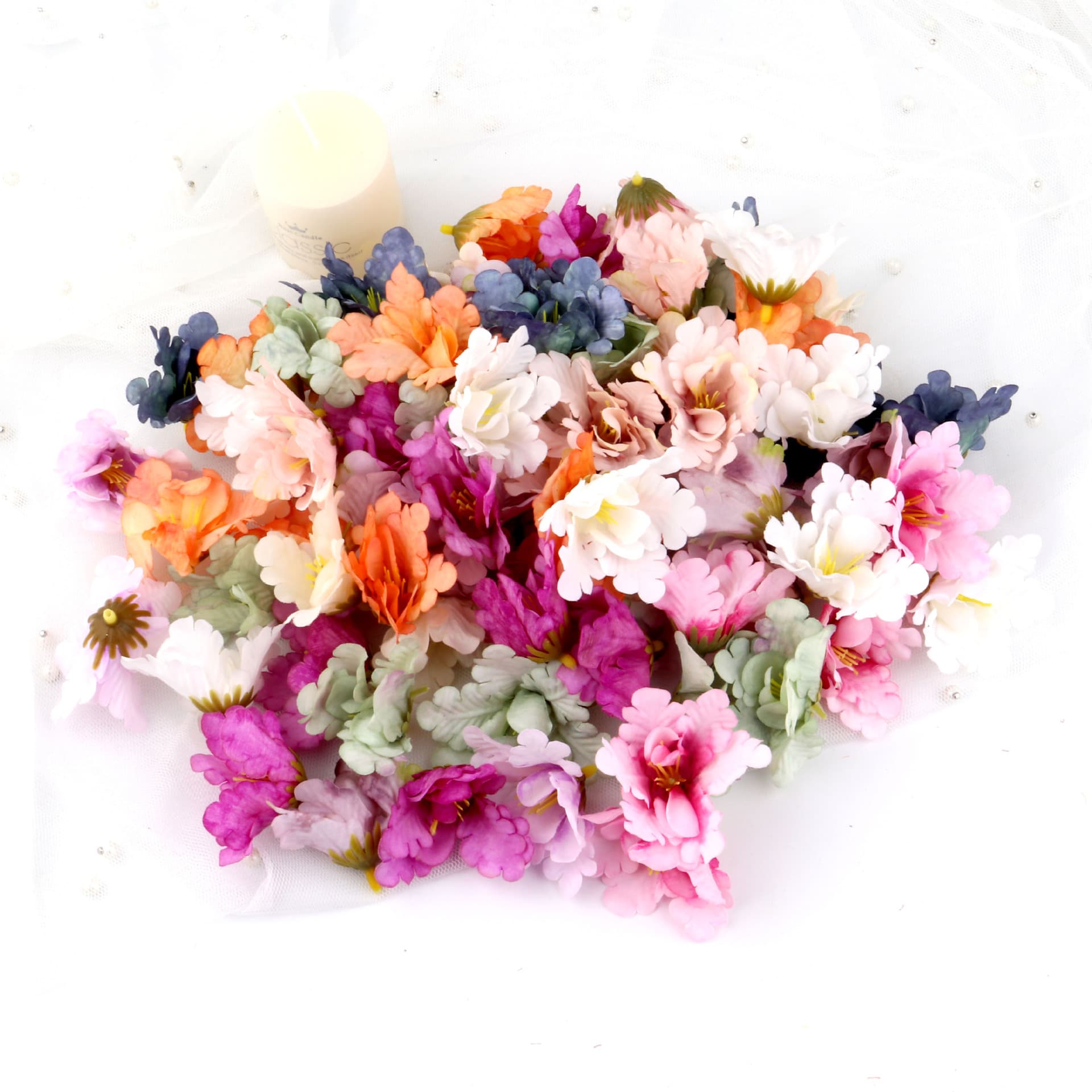 Hair accessory, accessories handmade, orchid, flowered, DIY 4