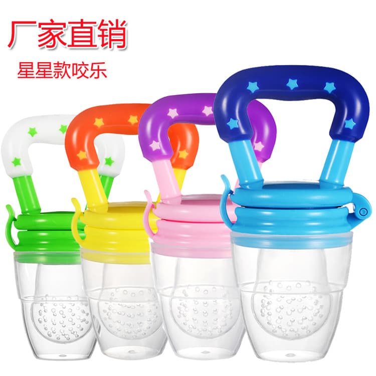 Children's chewy silicone mesh bag for fruits and vegetables for baby for supplementary food, tableware 1