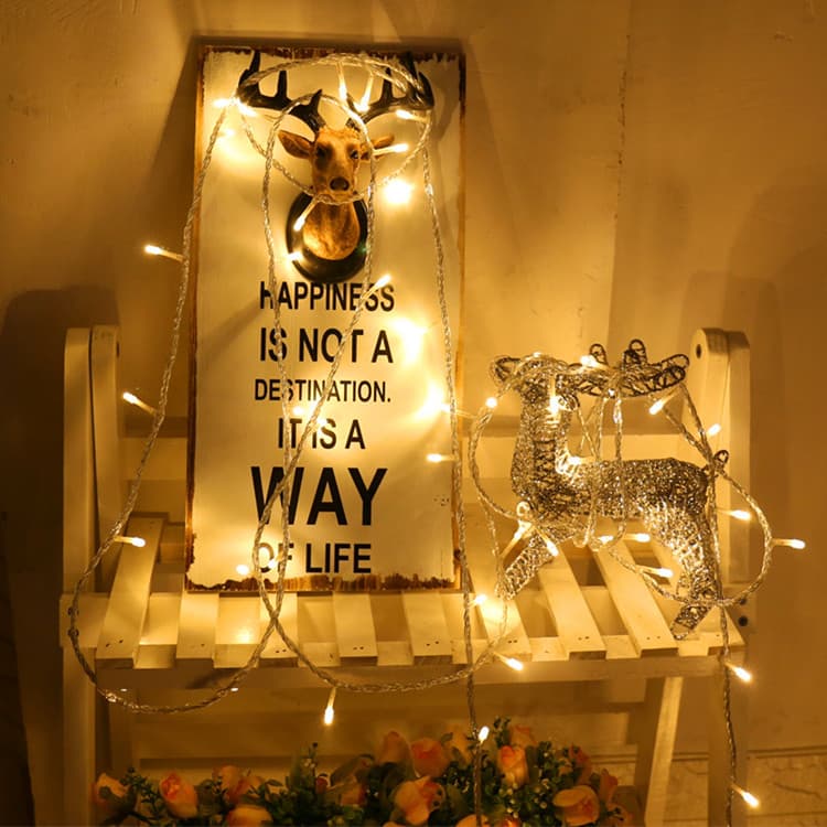 LED small color light light light string lights full of Tianxing room bedroom festivals decorative lamporal outdoor colorful color transformer neon 3