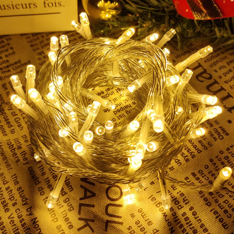 LED small color light light light string lights full of Tianxing room bedroom festivals decorative lamporal outdoor colorful color transformer neon 1