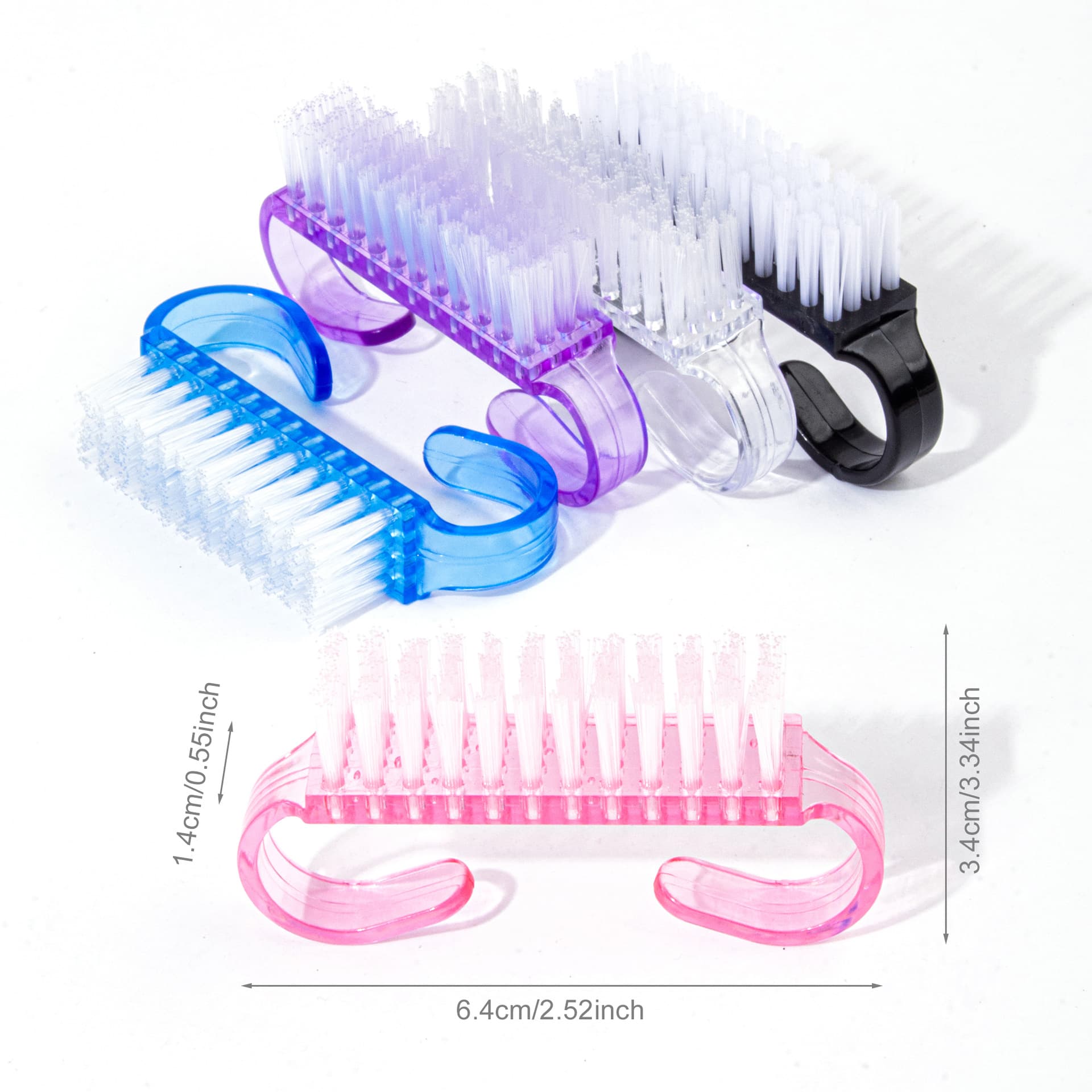 Small plastic brush for manicure, manicure tools set, direct factory sales 3
