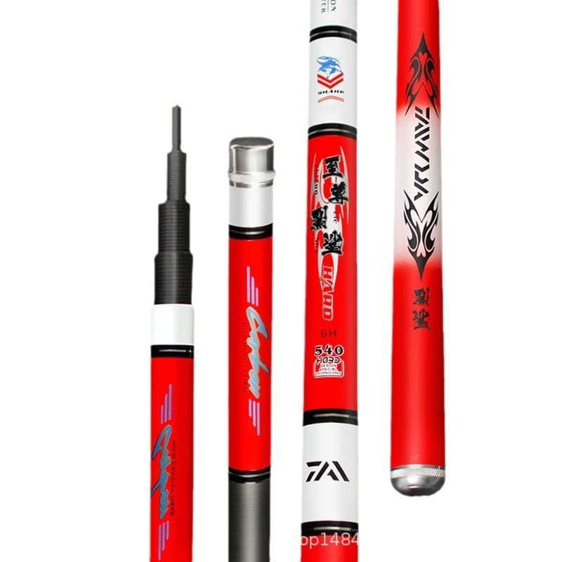 New fishing rod carbon 19 tune 6h black pit Luya pole platform fishing rod Luo Fei hand rod fishing gear cross-border Vietnam wholesale 4
