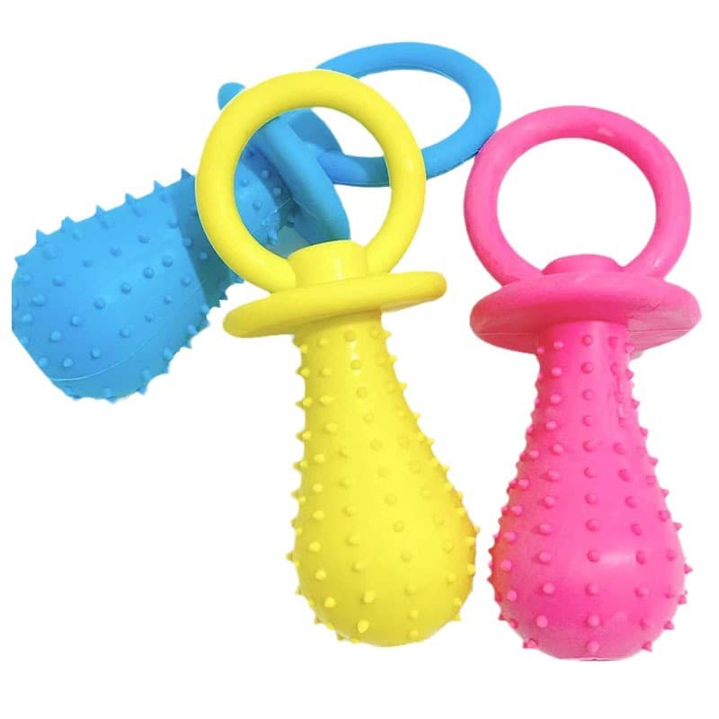 Small toy, interactive pacifier for training, makes sounds, pet 5