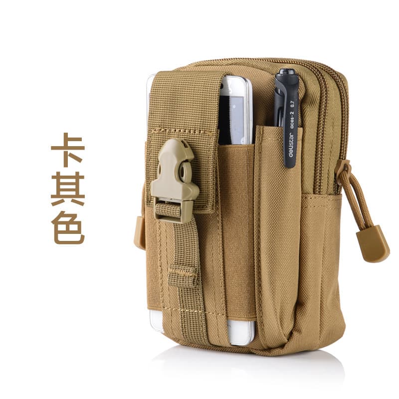 (Wholesale), tactics camouflage hip bag for cycling, handheld universal sports belt bag 2