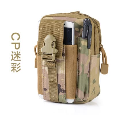 (Wholesale), tactics camouflage hip bag for cycling, handheld universal sports belt bag 4