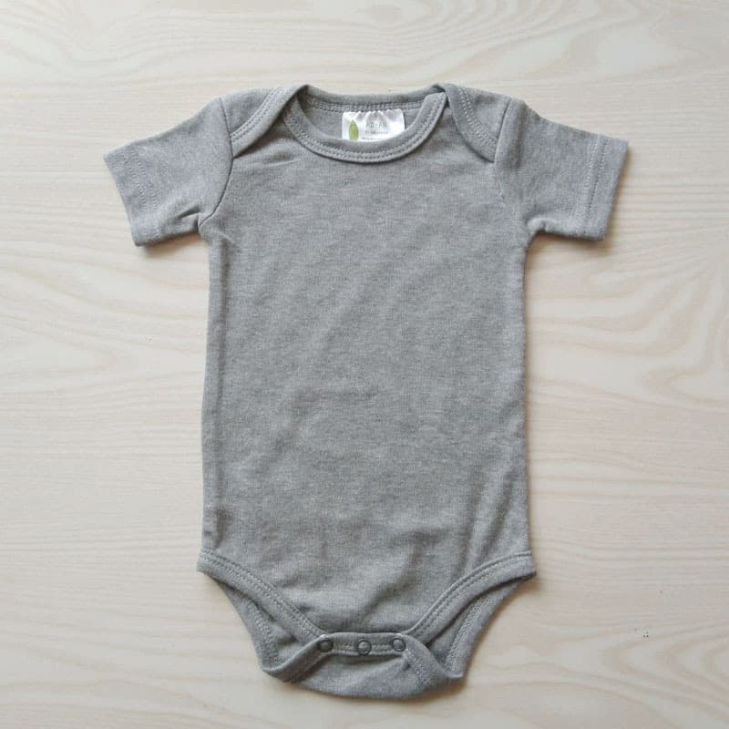 (Cross-border trading), children's overall for new born, summer solid color bodysuit, with short sleeve 2
