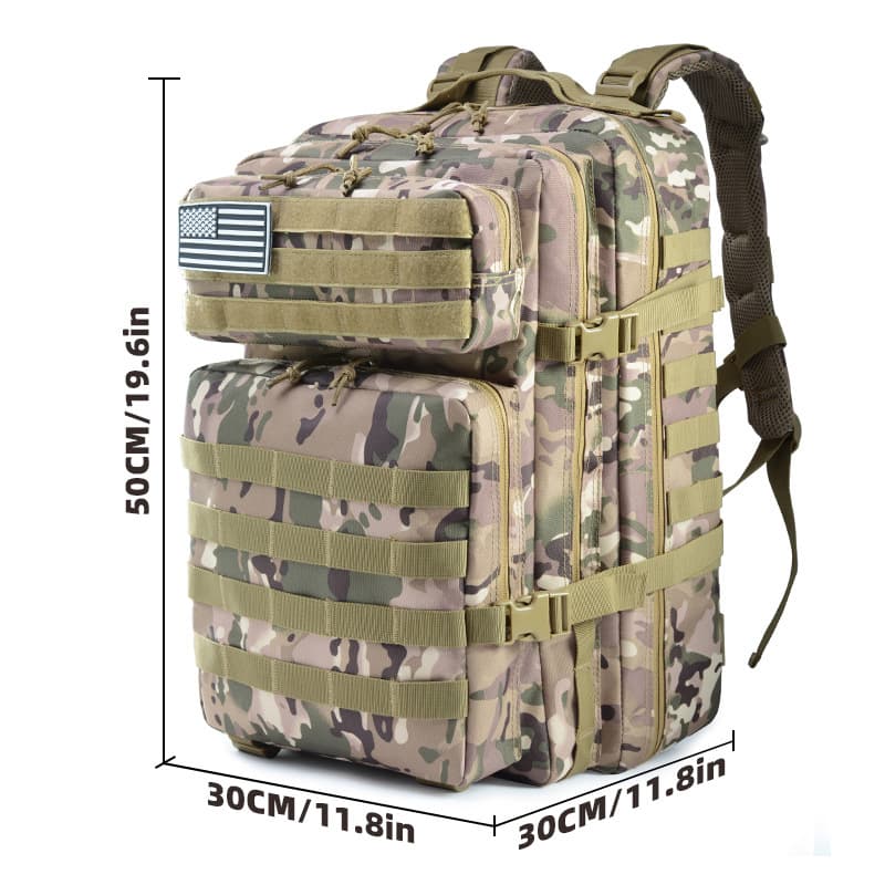 Tactics capacious sports ultra light men's backpack for traveling for hiking, 3D, custom-made 5