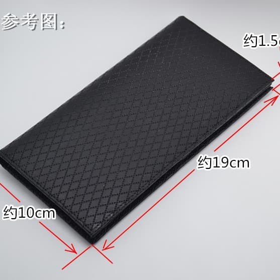 Men's leather short wallet for driver's license, genuine leather 2