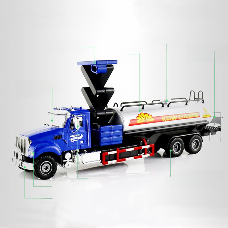 Metal petrol truck, transport, car model, toy car, hard cover, (Physicals) 2