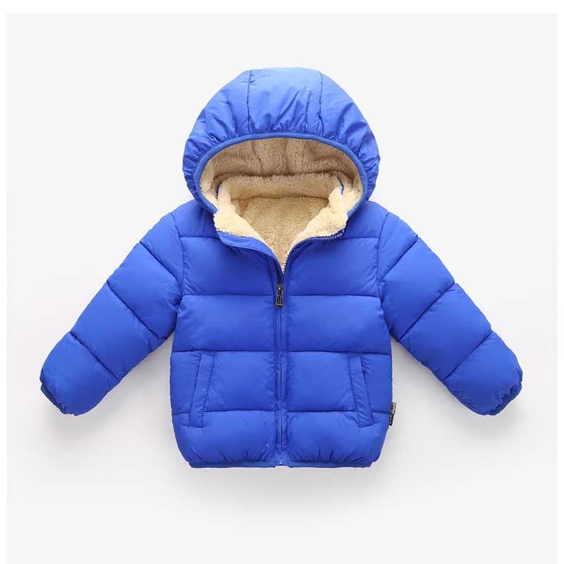Children's fleece keep warm down jacket for boys with down, direct factory sales, increased thickness, children's clothing 4