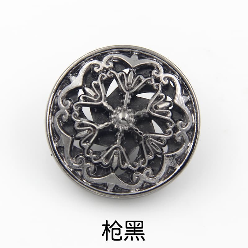 Suit metal buttons Golden hollow flower button button ladies Xiaoxi clothes buckle buckle 6