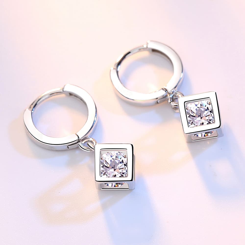 (Wholesale), cute earrings, Rubik's cube, accessory, women's style, Korean style, South Korea 4