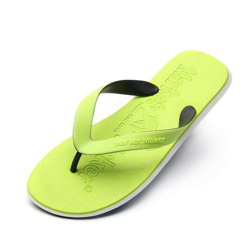 Flip flops, non-slip rubber beach casual men's slippers, high-quality style, suitable for outdoor wear 4