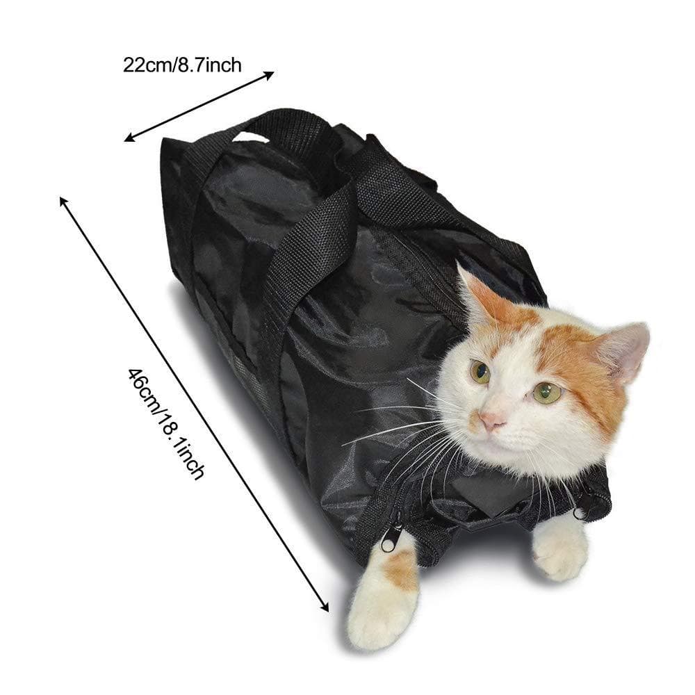 Pet supplies Clean cat bag pet cat bag cat feed medicine anti -grabbing beauty bathing bag cat bath bag 2
