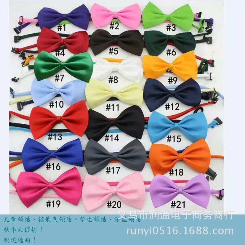 Children's bow tie with bow, polyester 1