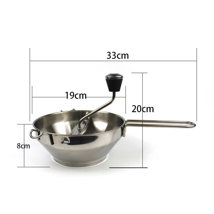 Stainless steel food mixer fruits and vegetables baby food jam potato mashed machine manual mixer potato mashed grinder 4
